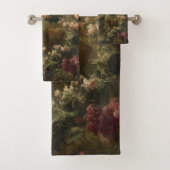 Botanique : trois paons dans le jardin anglais (En situation)