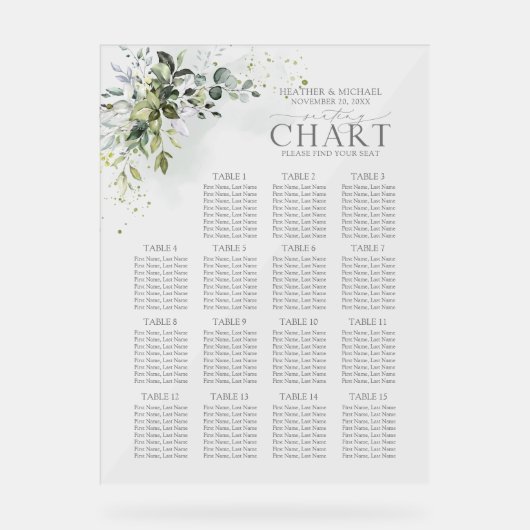 Botanique Verdure Réception Florale Siège (Recto)