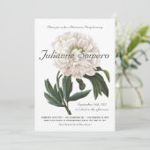 Botanique vintage des invitations | de partie de (Debout devant)