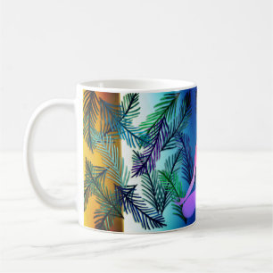 Botanique Yoga Lady Feuilles & Mug pourpre