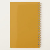 Botaniques Or rose Géométrique Floral Personnel (Dos)