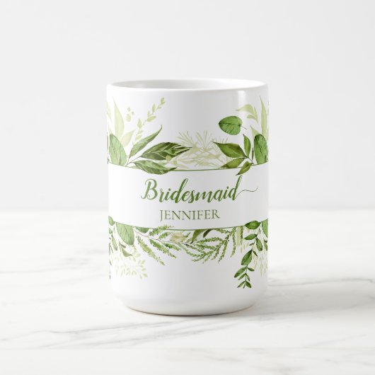 Botaniques sauvages Bridesmaid Mug (Centre)