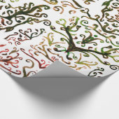 Botanisch abstract inpakpapier (Hoek)