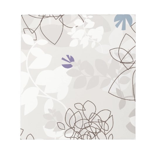 Botanisch Abstract Notitieblok (Voorkant)