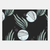 Botanisch Abstract patroon Inpakpapier Vel (Voorkant 3)