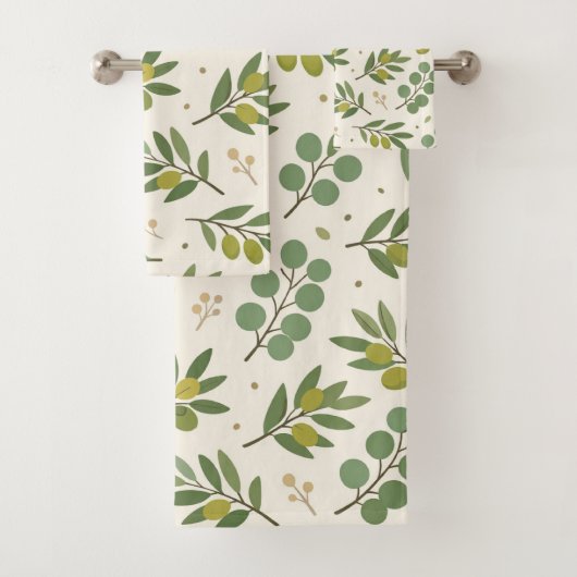 Botanisch  bad handdoek (Insitu)