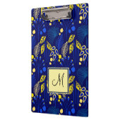 Botanisch bladerpatroon Tropisch monogram Klembord (Links)