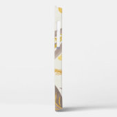 Botanisch Bloemen Document Textuurpatroon Case-Mate iPhone Case (Achterkant / Links)