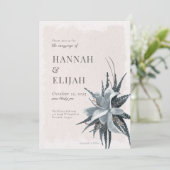 Botanisch Bloemenblauw Roos Kaart (Staand voorkant)