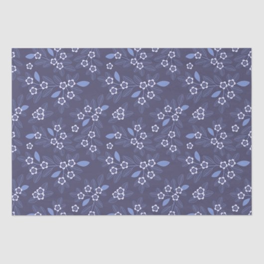  botanisch bloemmotief Weefselpapier Tissuepapier (Voorkant)