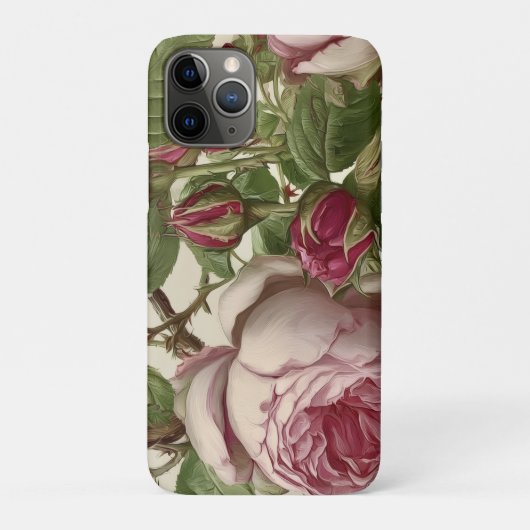 Botanisch bloemontwerp Case-Mate iPhone case (Achterkant)