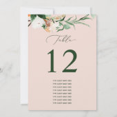 Botanisch Boho Aangepast gastnummer (Achterkant)