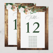 Botanisch Boho Aangepast gastnummer (Voorkant / Achterkant)