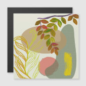 Botanisch Boho Geel Groen (Voorkant / Achterkant)