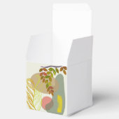 Botanisch Boho Geel Groen Bedankdoosjes (Geopend)