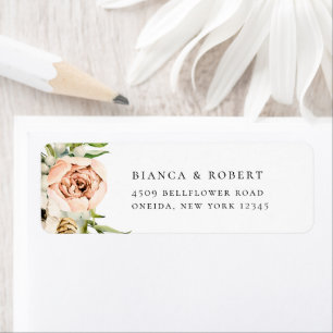 Botanisch bosbouillonsite retouradres etiket