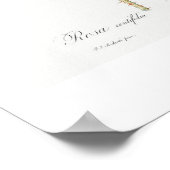  BOTANISCH "CABBAGE ROOS" REDOUTÉ POSTER (Hoek)