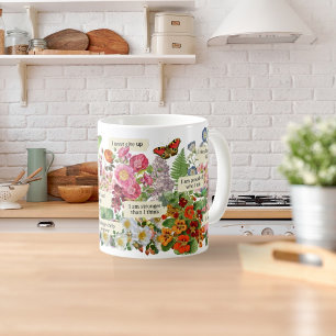Botanisch Cadeau Positieve Affirmatie Bloemen Koffiemok