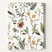  botanisch compositie Notitieboek (Achterkant)