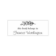 Botanisch "Dit boek behoort tot" Aangepast