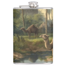 Botanisch: dromedarissen in het oerwoud bij een ri