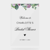 Botanisch Eucalyptusscript Vrijgezellenfeest Acryl Bord (Voorkant)