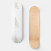 Botanisch fern Leaf - Kies om het even welke kleur Skateboard (Voorkant)