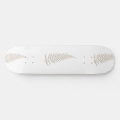 Botanisch fern Leaf - Kies om het even welke kleur Skateboard (Horizontaal)