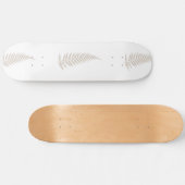 Botanisch fern Leaf - Kies om het even welke kleur Skateboard (Horizontaal)