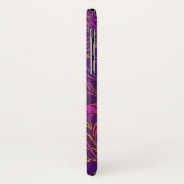 Botanisch gebold flessenpatroon Paars gepersonalis Case-Mate iPhone Case (Achterkant/links)