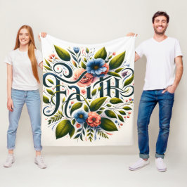 botanisch geloof fleece deken