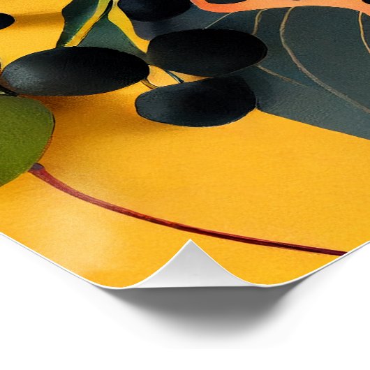 Botanisch glanzend Poster Perfect Poster (Hoek)