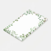 Botanisch groen | Bladbladeren Post-it® Notes (Schuin)