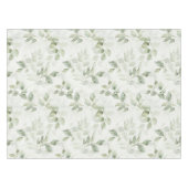 Botanisch groen bladpatroon tafelkleed (Voorkant (Horizontaal))