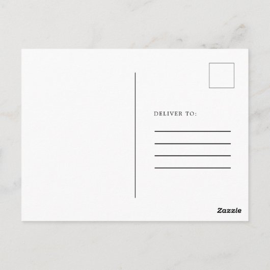 Botanisch groen Eucalyptus Bewaar de datum Briefkaart (Achterkant)