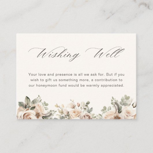 Botanisch groen wenst goed huwelijk informatiekaartje (Voorkant)