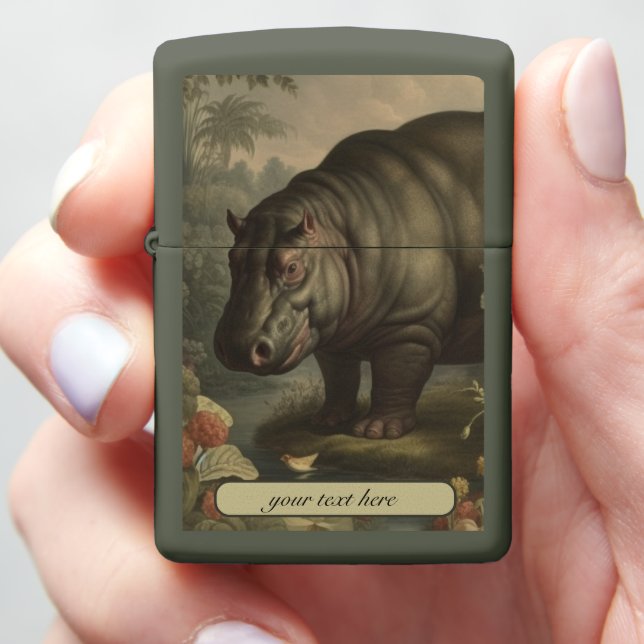  Botanisch Hippo, aanpasbaar (In Hand)