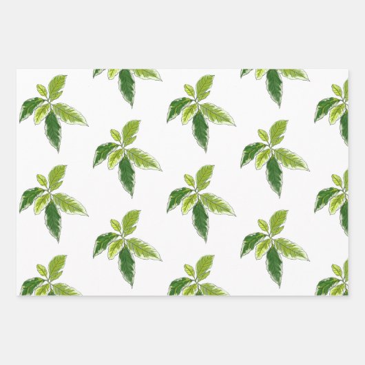 Botanisch Inpakpapier Vel (Voorkant)