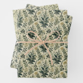 Botanisch Ivoor/Sage Wrap Decoupage Papers Inpakpapier Vel (In situ)