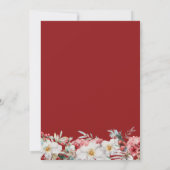 Botanisch Kerstfeest Kaart (Achterkant)