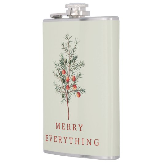  botanisch kerstgroen heupfles (Links)