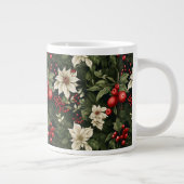 Botanisch Kerstpatroon Extra Grote Beker (Rechts)