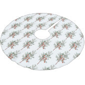  botanisch kerstpatroon kerstboom rok (Gekanteld)