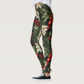 Botanisch Kerstpatroon Leggings (Links)