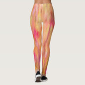 Botanisch Kunstpatroon Abstracted Pattern Leggings (Achterkant)
