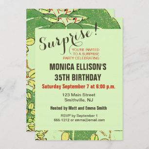 Botanisch kunstpatroon van Japans leder Kaart