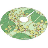 Botanisch kunstpatroon van Japans leder Kerstboom Rok (Gekanteld)