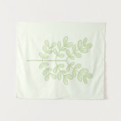 Botanisch leder wandkleed (Voorkant (horizontaal))