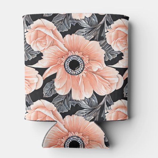 Botanisch lichtdoorlatend patroon blikjeskoeler (Achterkant)