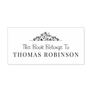 Botanisch lijst boek stempel